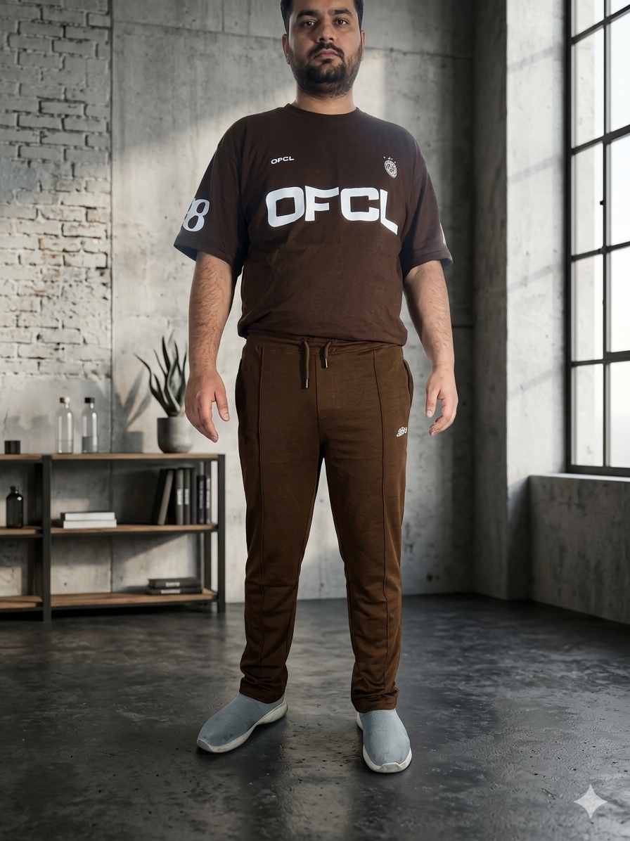 Premium Men's Baggy Fit Cotton Trouser - Comfort Wear Joggers