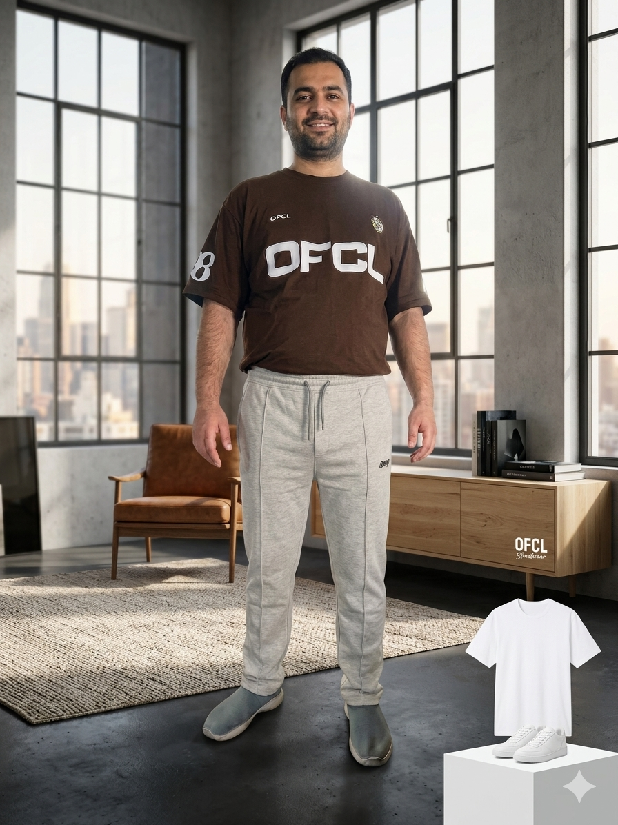 Premium Men's Baggy Fit Cotton Trouser - Comfort Wear Joggers
