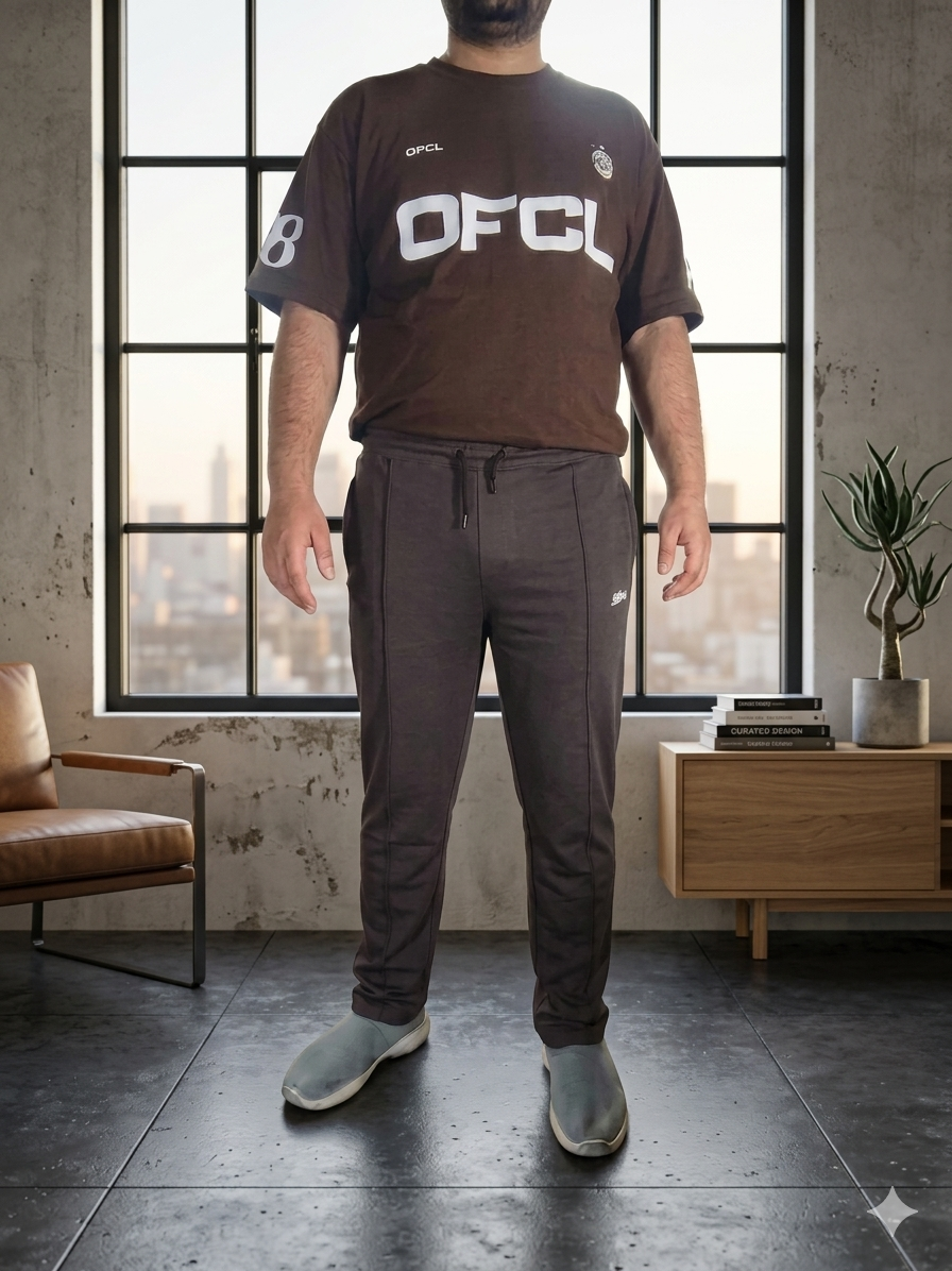 Premium Men's Baggy Fit Cotton Trouser - Comfort Wear Joggers