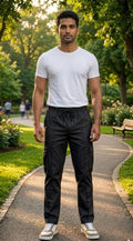 Men’s Premium Black Cargo Trouser – Baggi Casual Pants for Men | Wearex