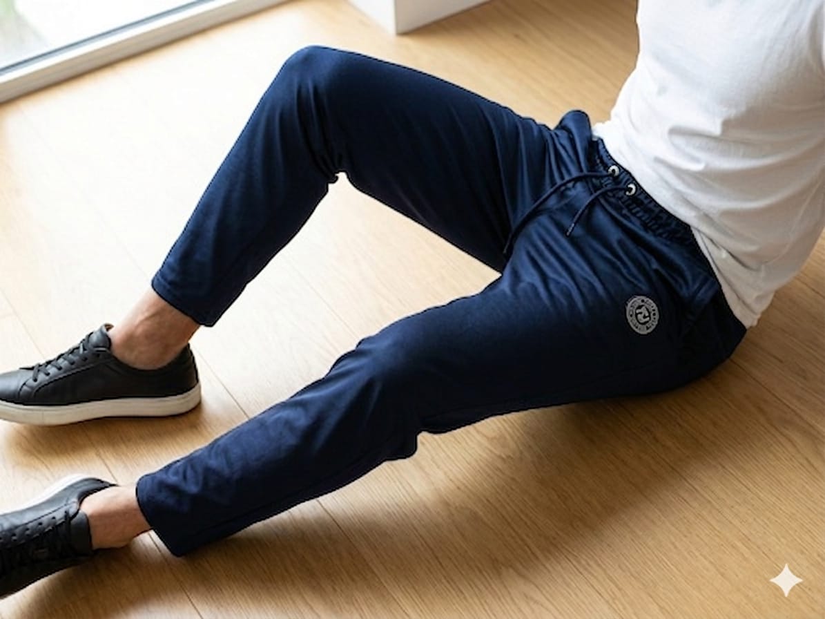 Men’s Black Slim Fit Jogger Trouser – Stretchable Casual Track Pants for Men | Wearex